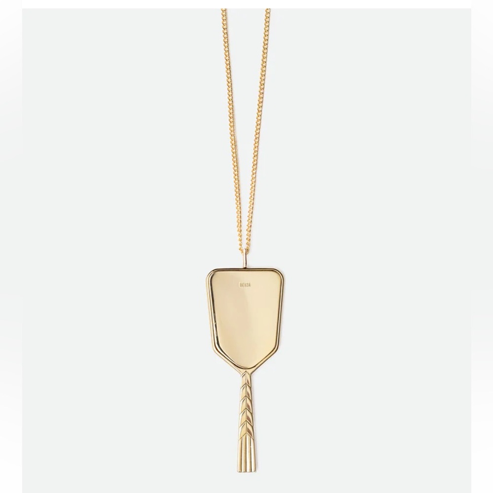 NIB Bevza Mirror Pendant Necklace - Picture 3 of 5